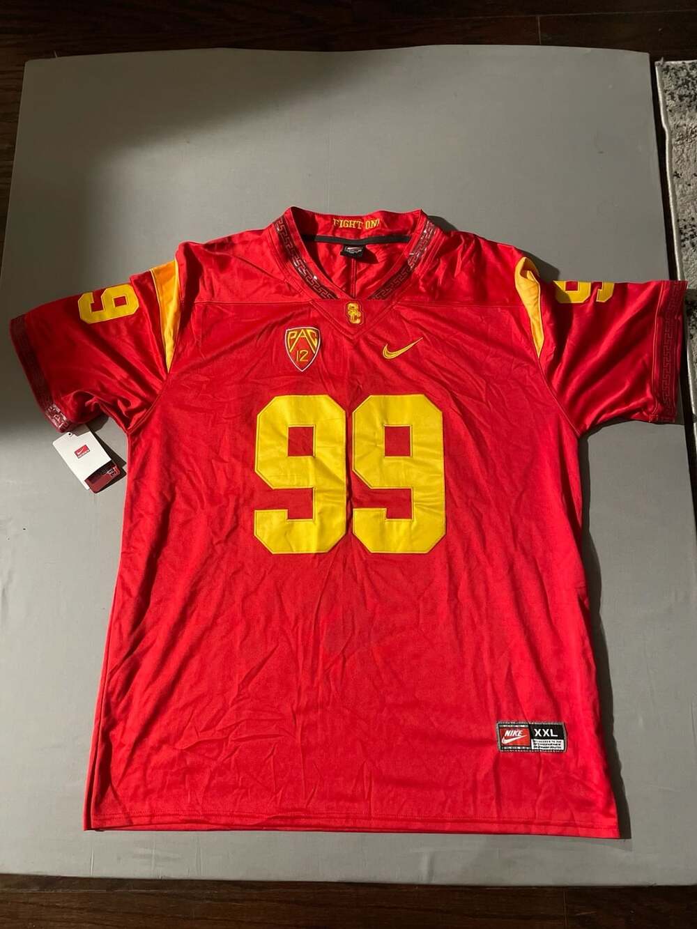 Nike USC Trojans J. Cotton 99 Size XXL Jersey Red College Football